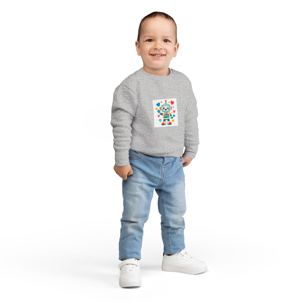 Beep Boop Robot Toddler Sweatshirt — Nureli Kids