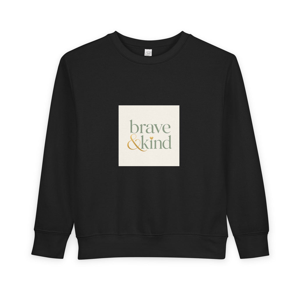 Brave And Kind soft toddler tee from the Nureli collection, view 5