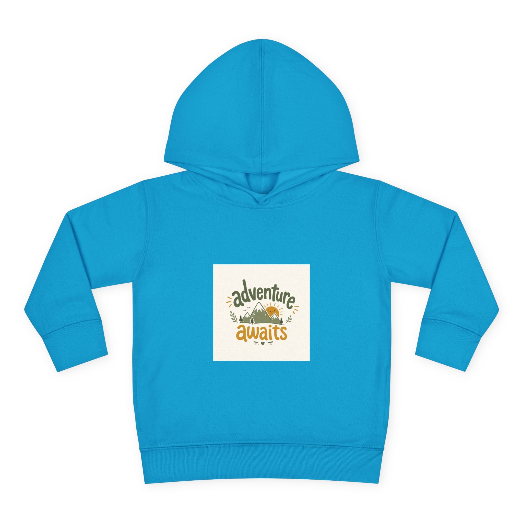 Adventure Awaits soft toddler hoodie from the Nureli collection, view 6