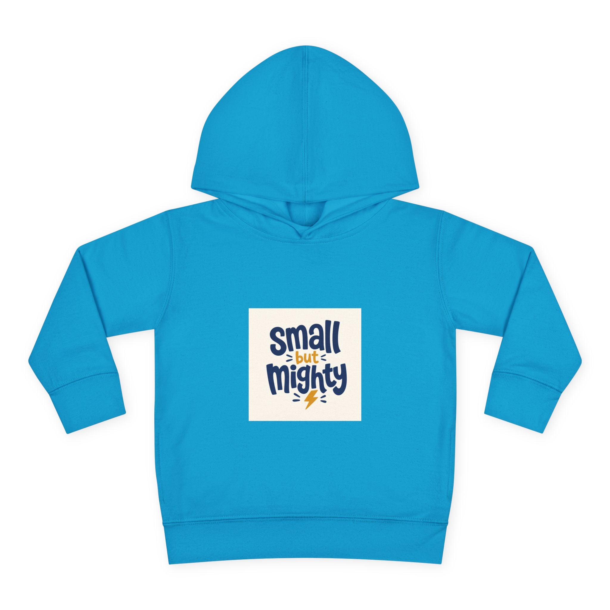 Small But Mighty Toddler Hoodie from the Nureli collection, view 6