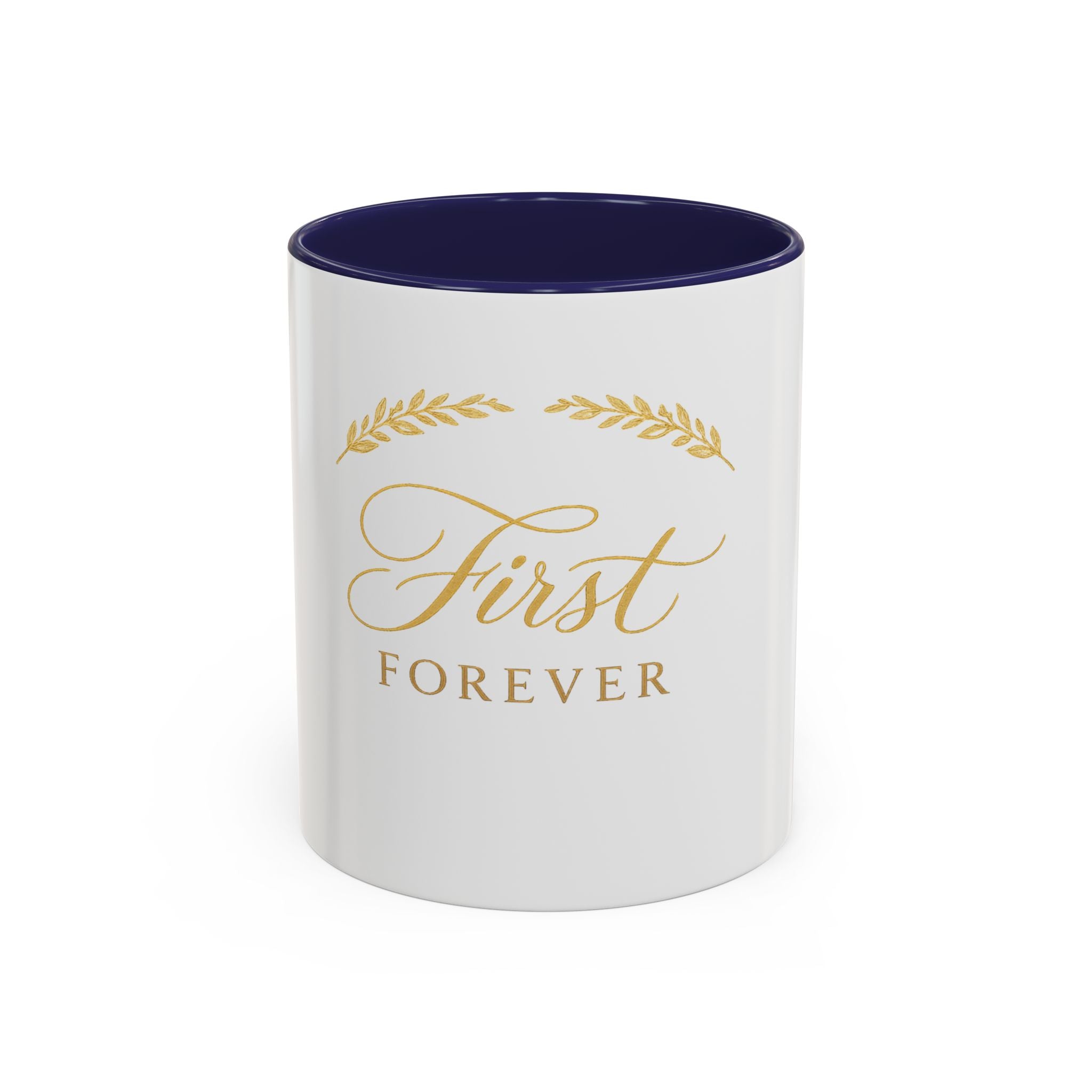 First & Forever ceramic coffee mug from the Nureli collection, view 3