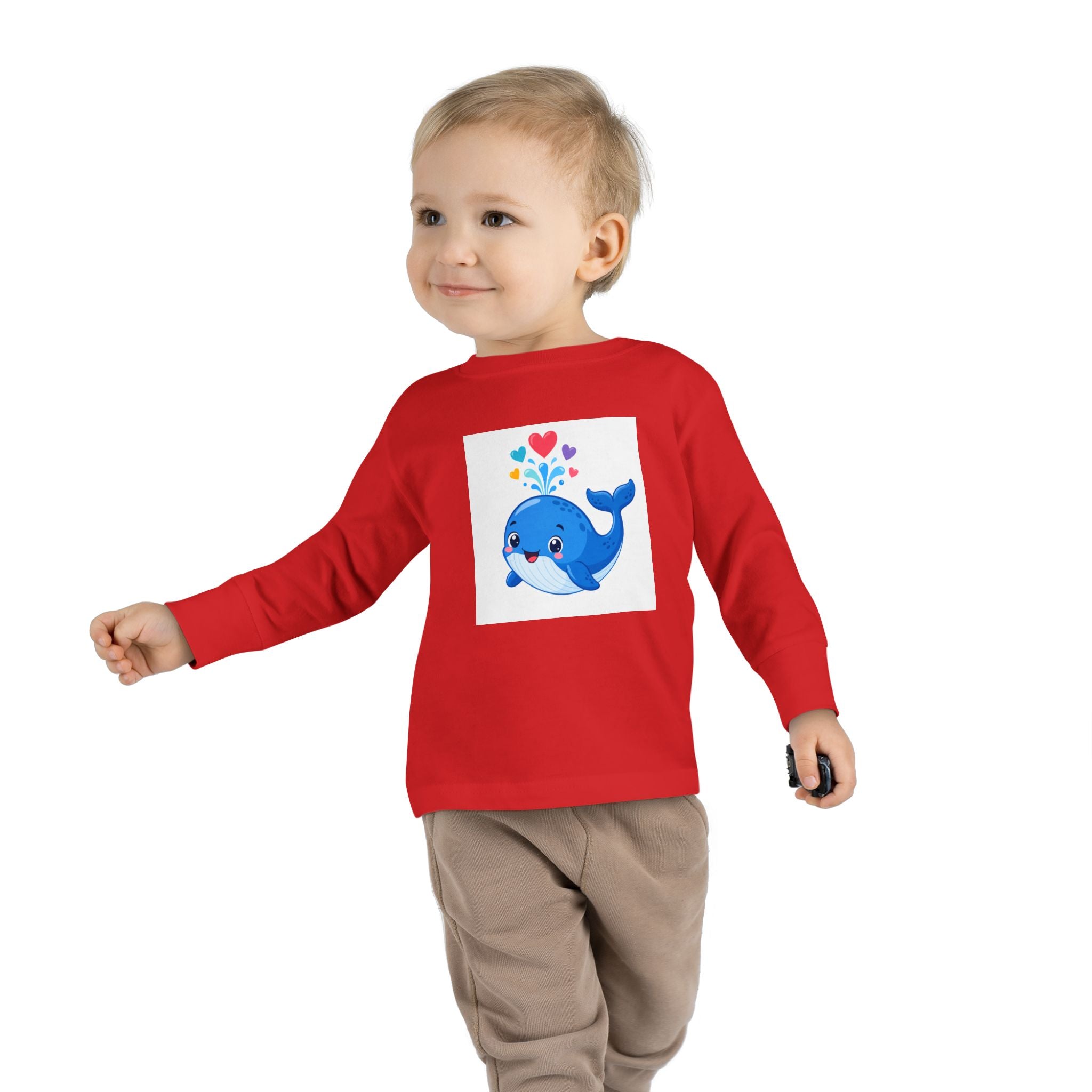 Happy Whale Toddler Long-Sleeve Tee — Nureli Kids