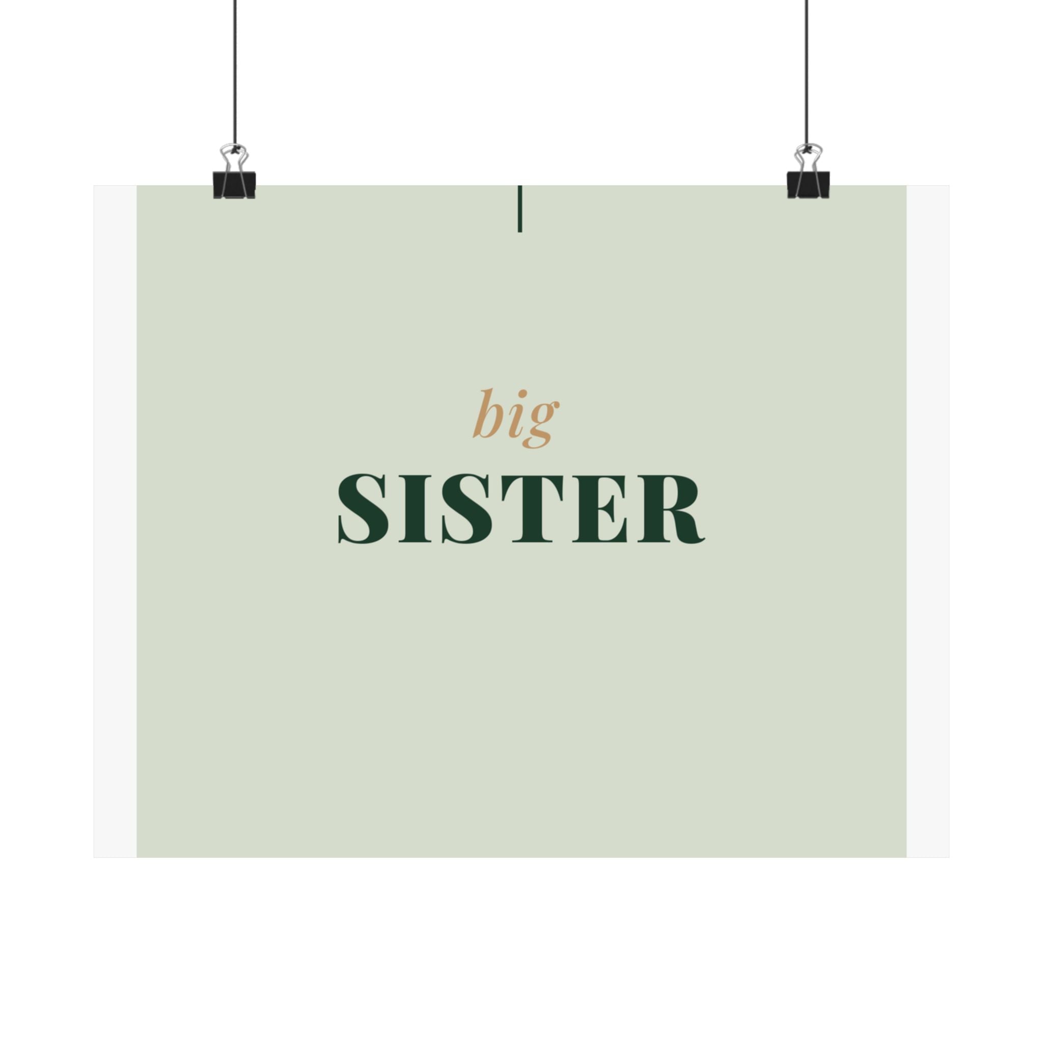 Big Sister Art Print