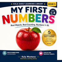 My First Numbers: A Science-Based Number Learning Book for Toddlers Ages 1-4