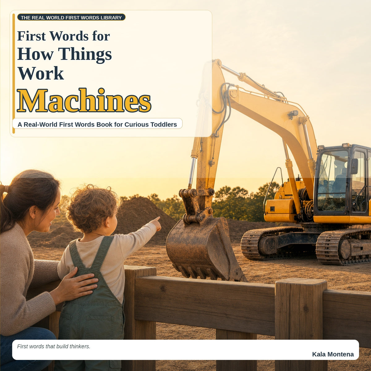 First Words Machines Edition real-photo vocabulary book cover for toddlers ages 1 to 3