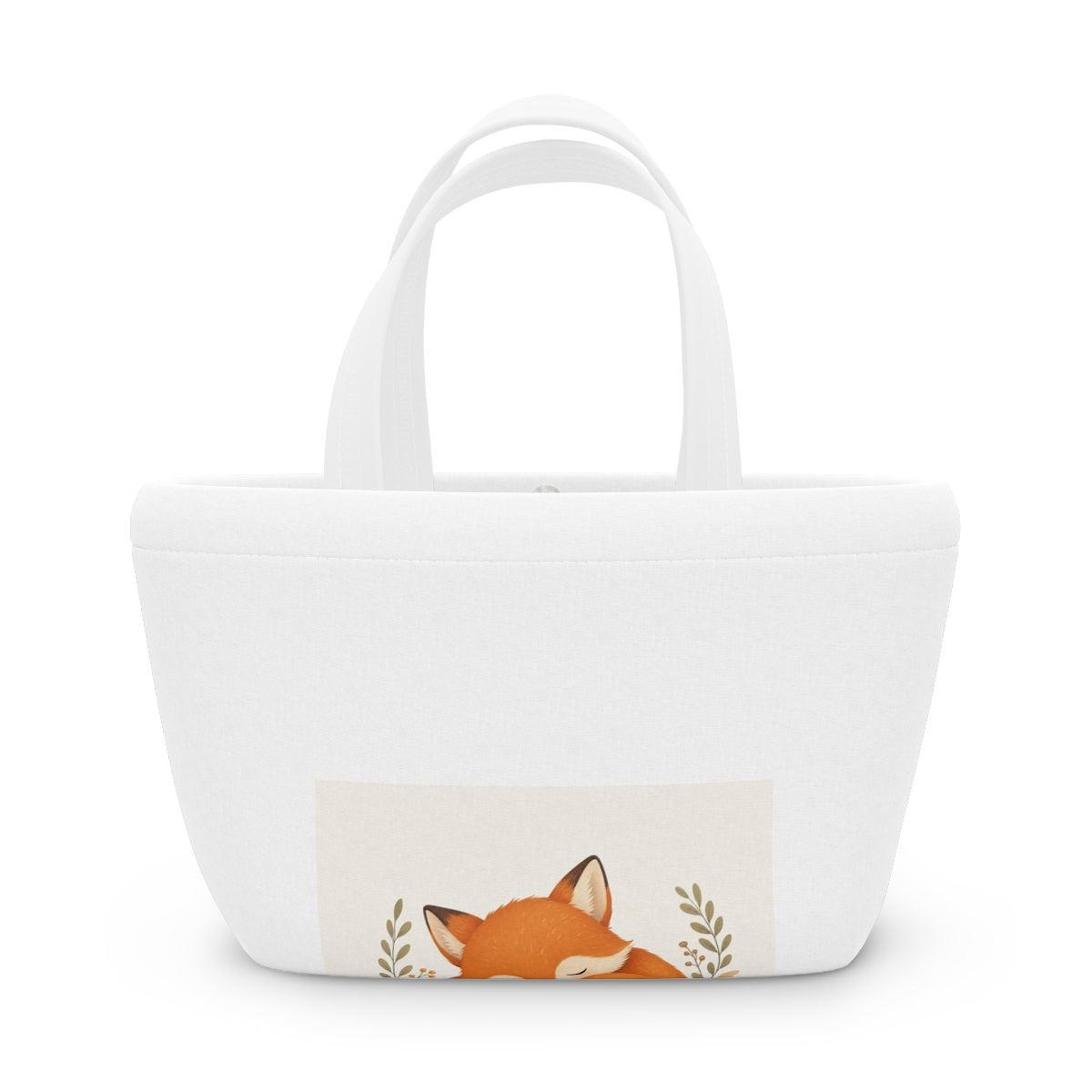Clever Fox design on a premium insulated lunch bag from Nureli Kids