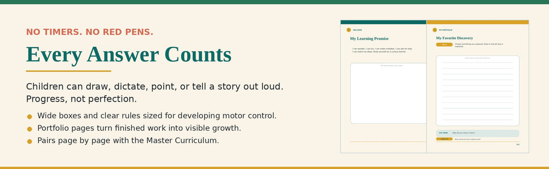 Early Scholars Discovery Journal learning promise interior preview