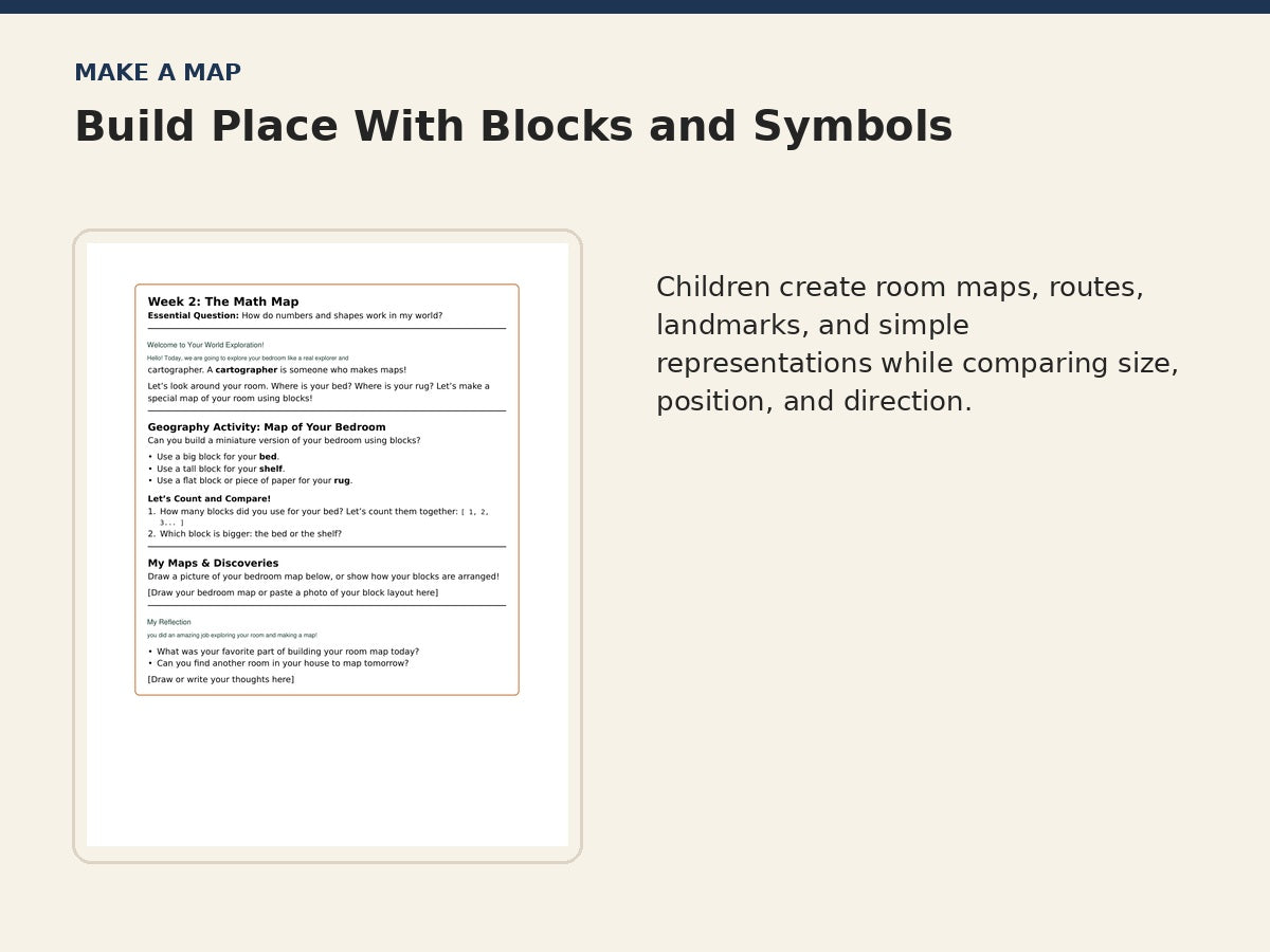 Early Scholars World Explorer maps routes and symbols
