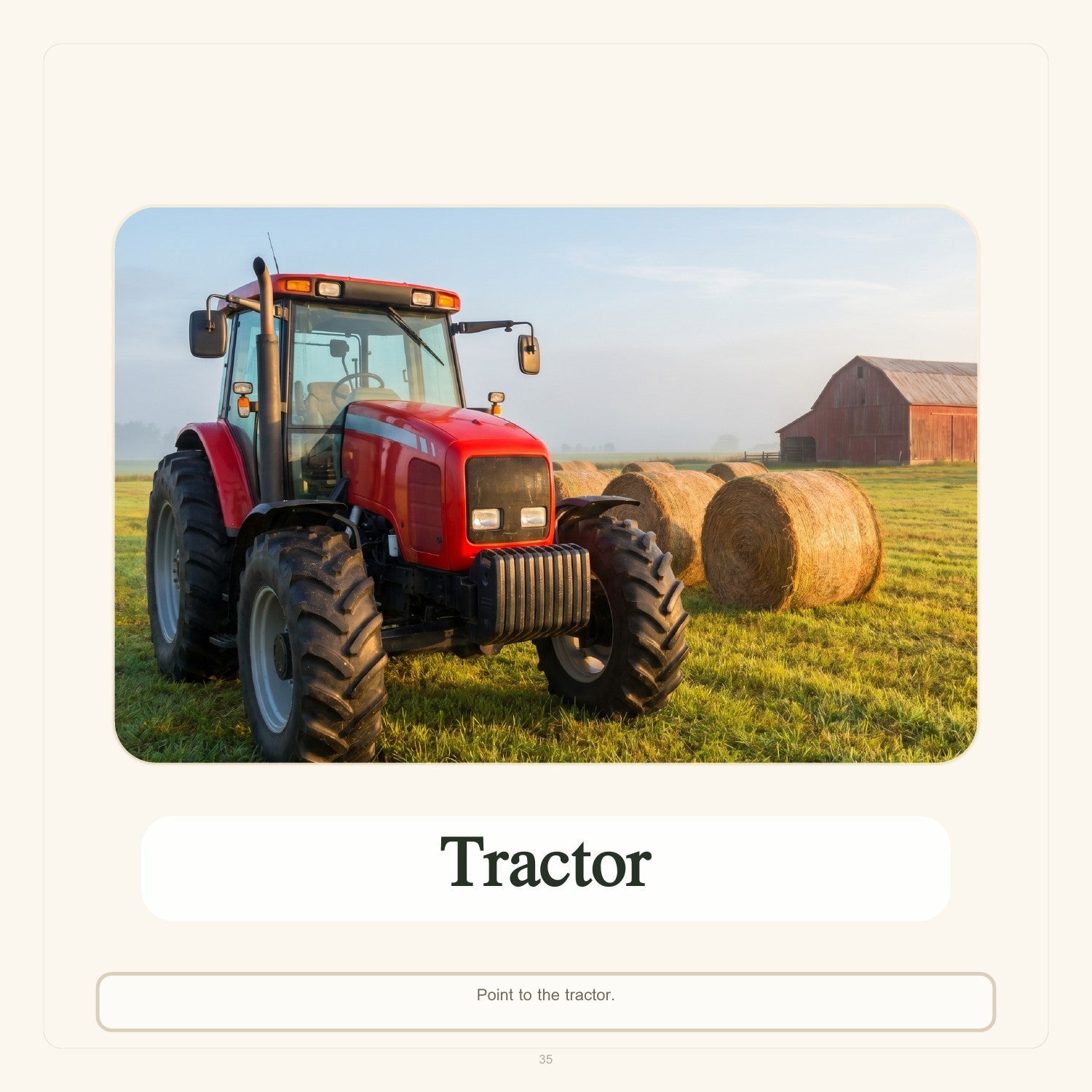 Look inside First Words Farm, genuine interior page 35First Words: How Things Work, Farm Edition