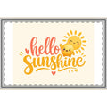 Hello Sunshine design on a premium large serving tray from Nureli Kids
