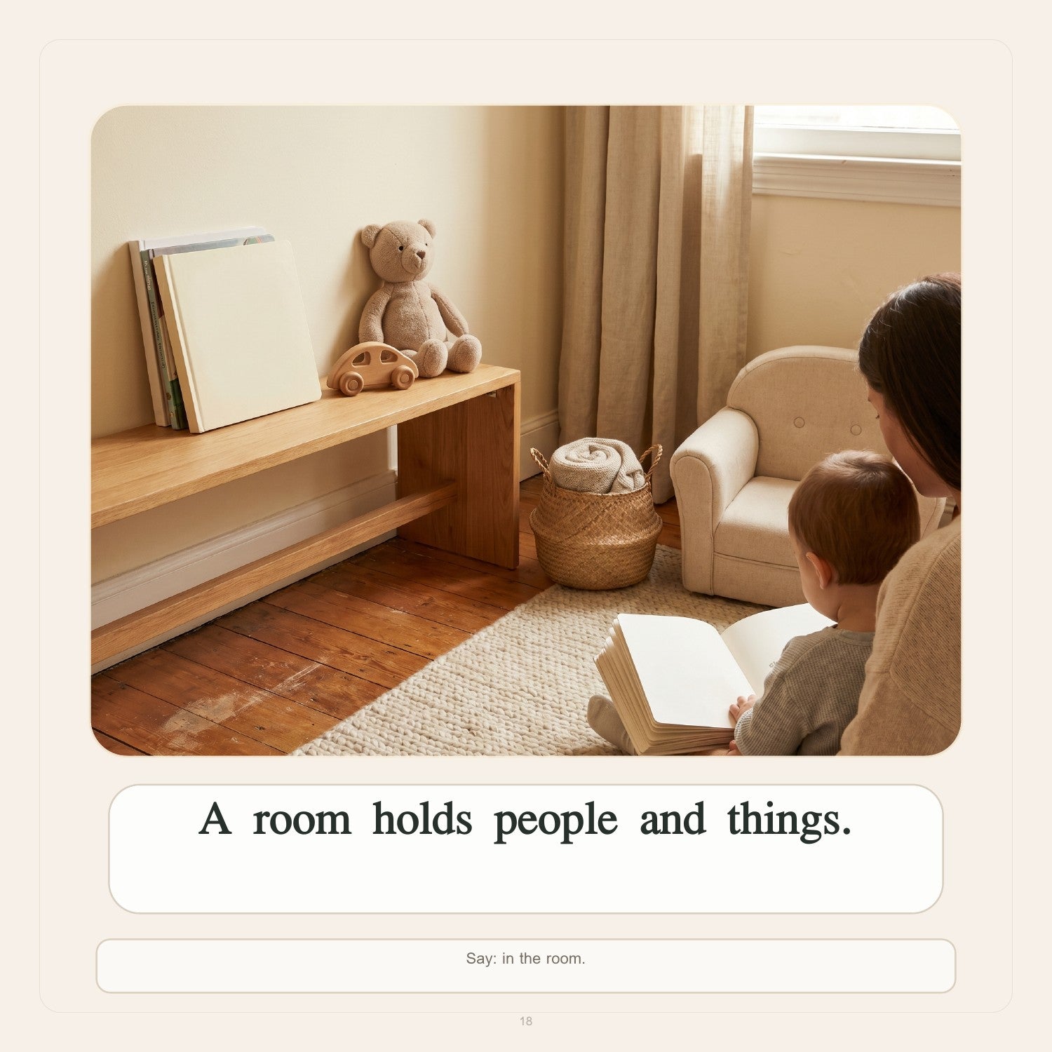 Look inside First Words Home, genuine interior page 18First Words: How Things Work, Home Edition