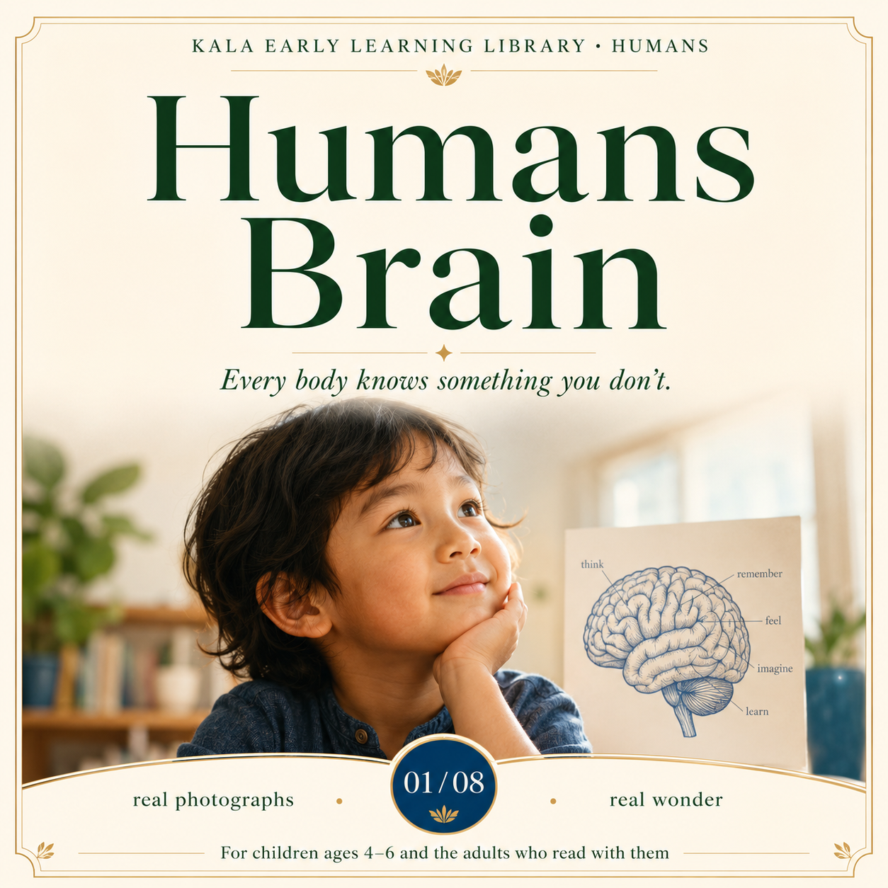 Humans Brain, Kala Early Learning Library Humans series, book 1 of 8