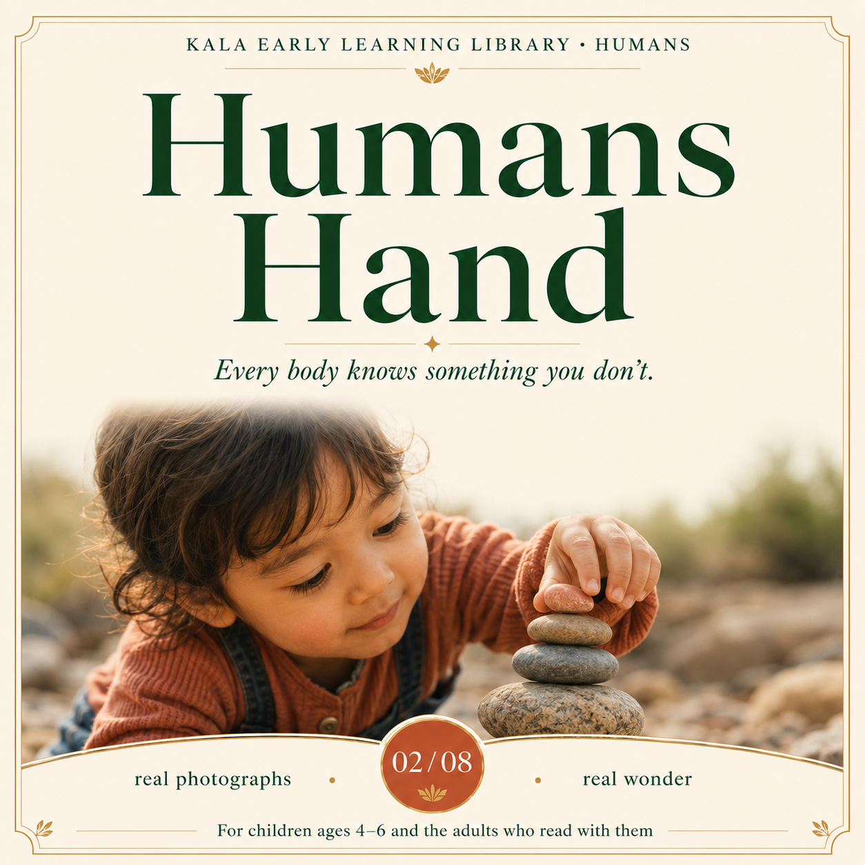 Humans Hand, Kala Early Learning Library Humans series, book 2 of 8
