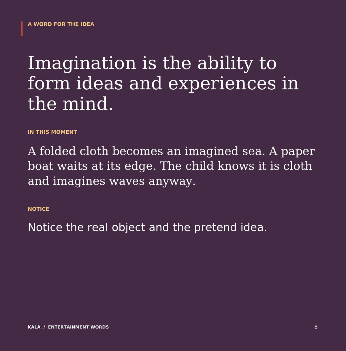 Look inside Entertainment Words: interior page 8