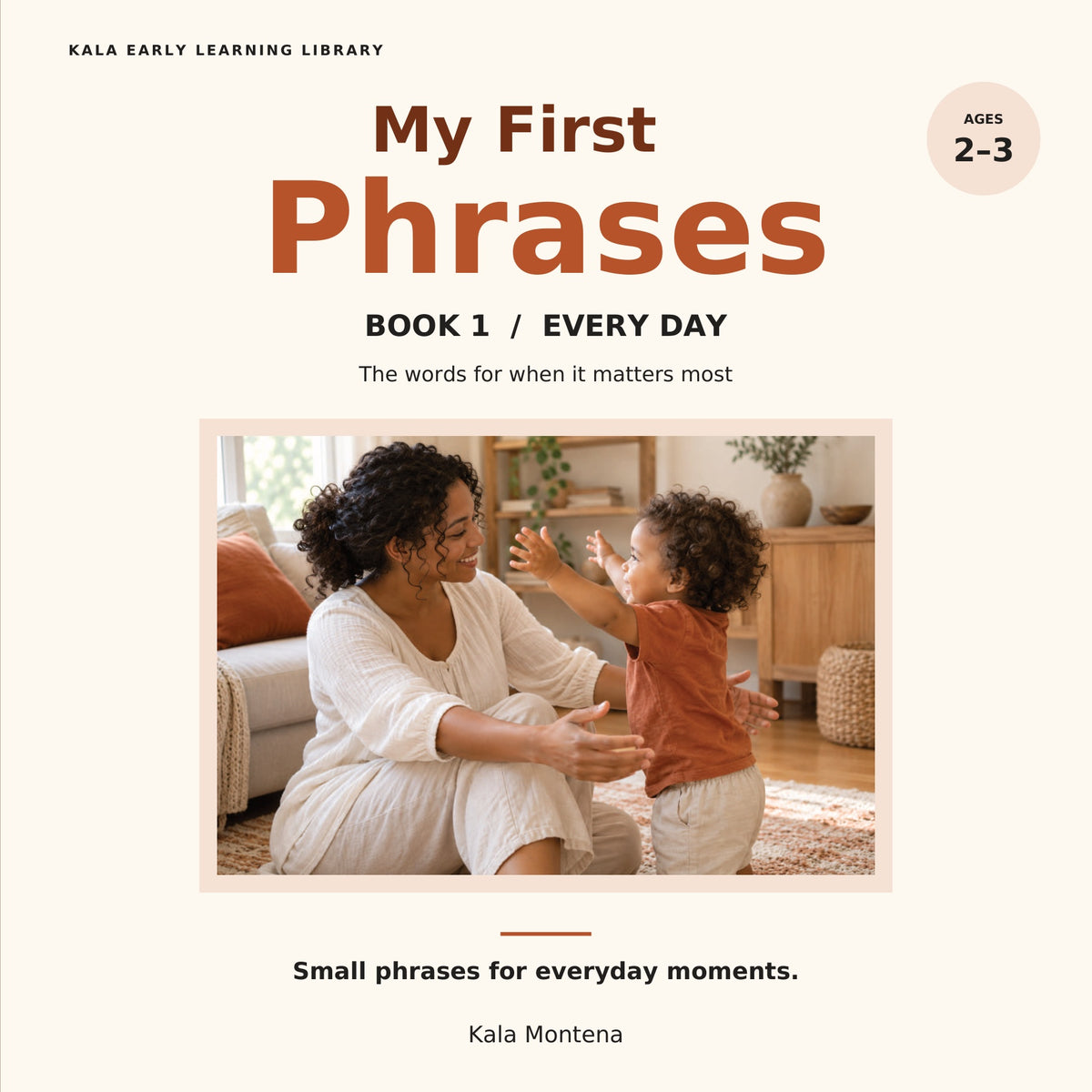 My First Phrases, Book 1: Every Day front cover