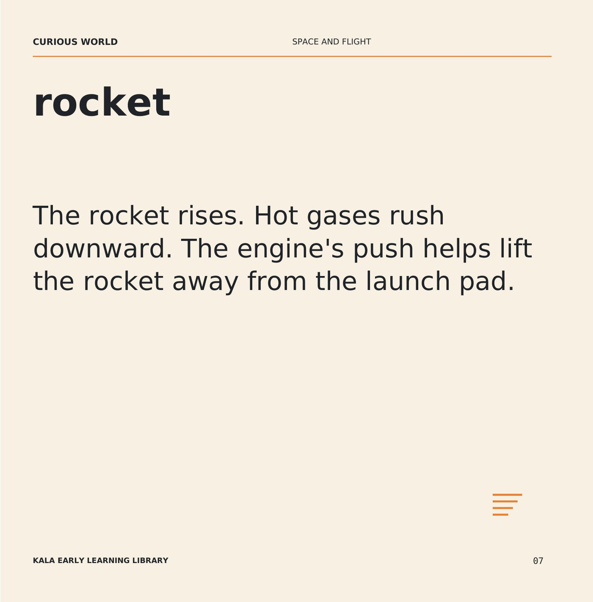 Look inside Rocket Words: interior page 7