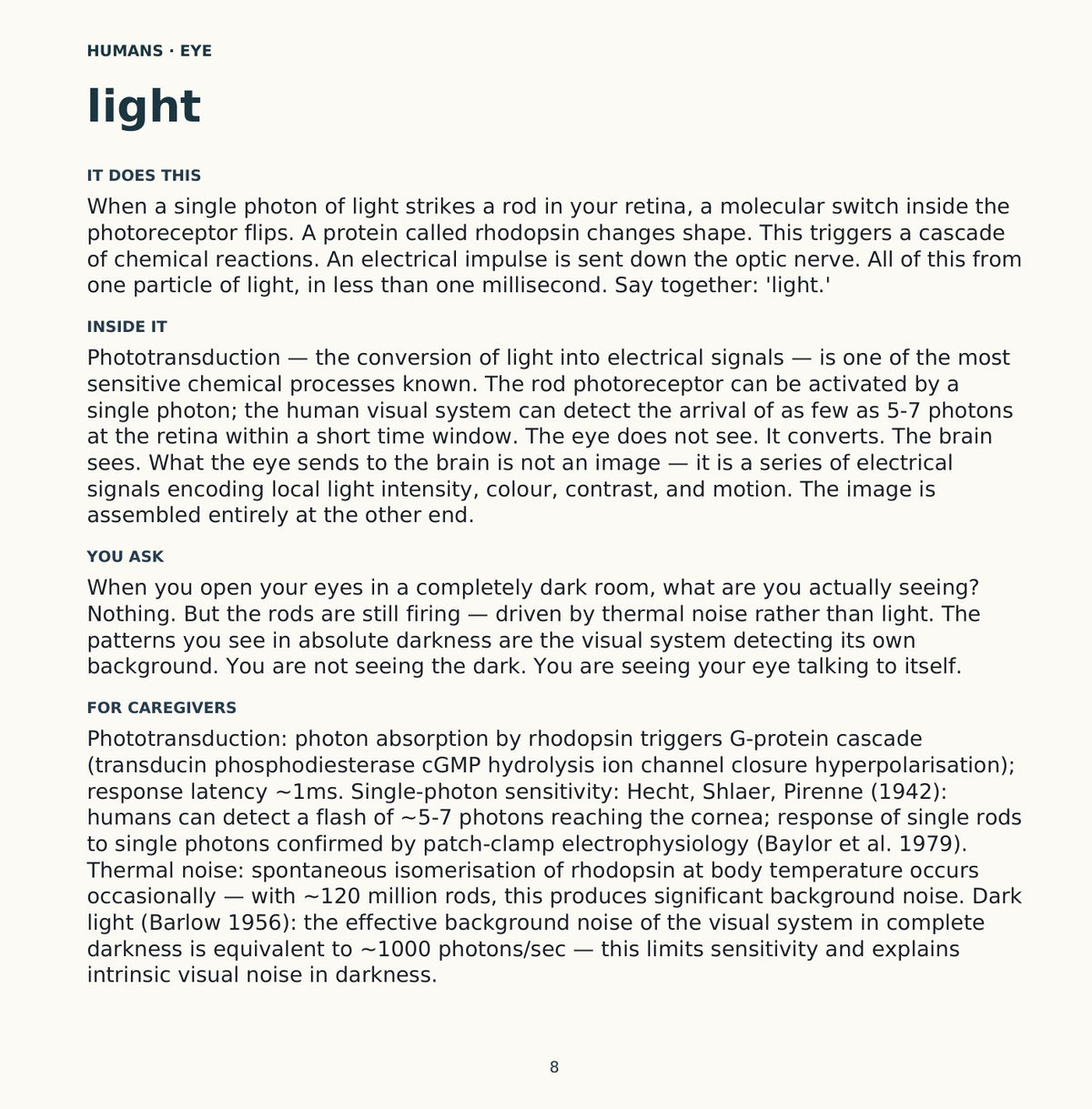 Look inside Humans: Eye: interior page 8