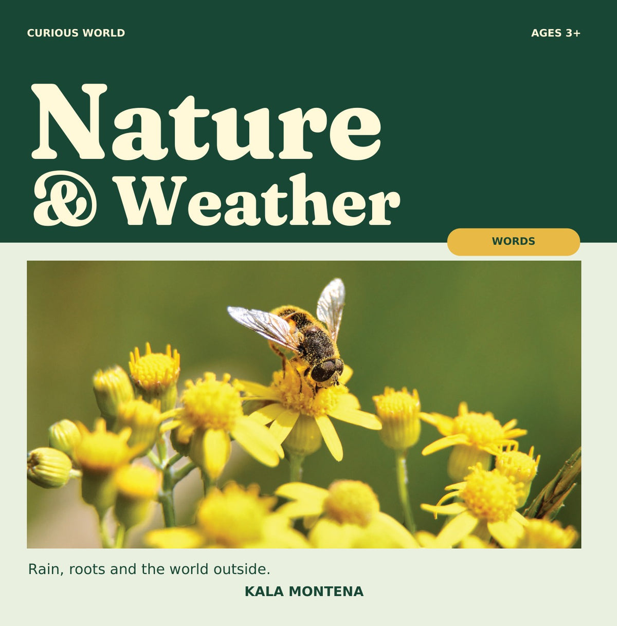 Nature & Weather Words front cover