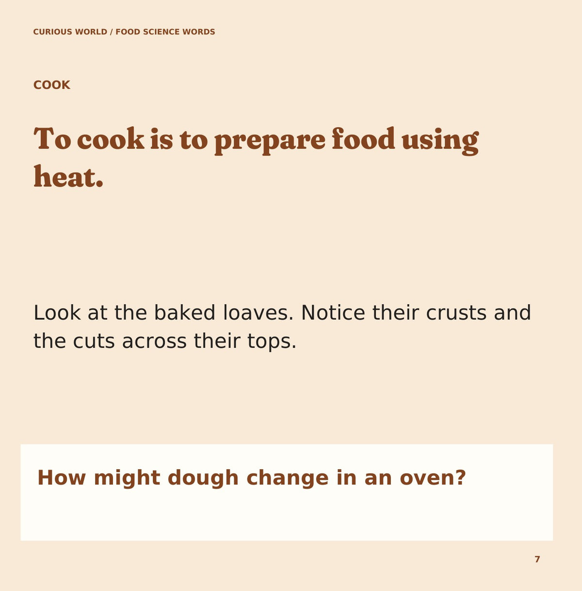 Look inside Food Science Words: interior page 7