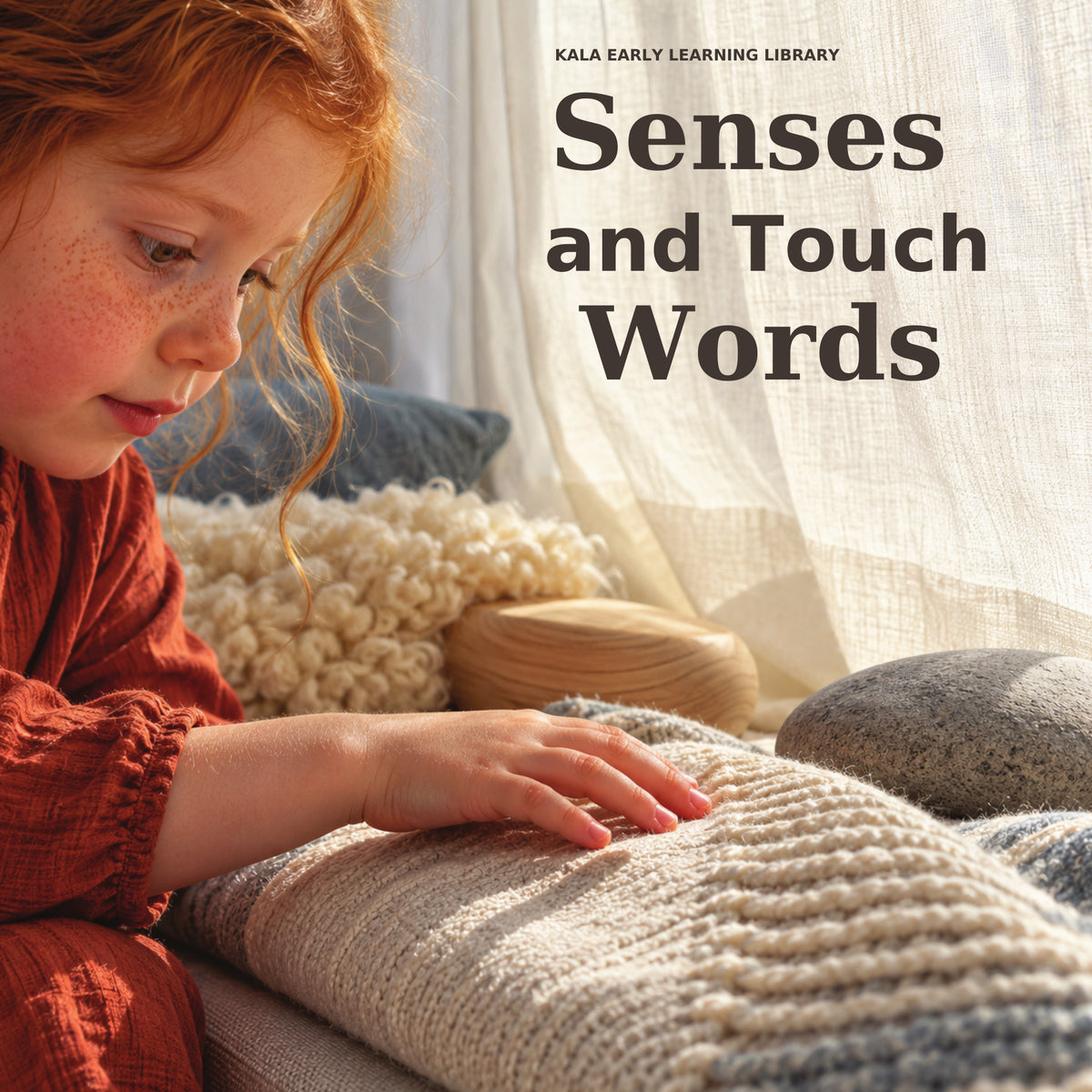 Senses and Touch Words | Paperback front cover, ISBN 9798869307217