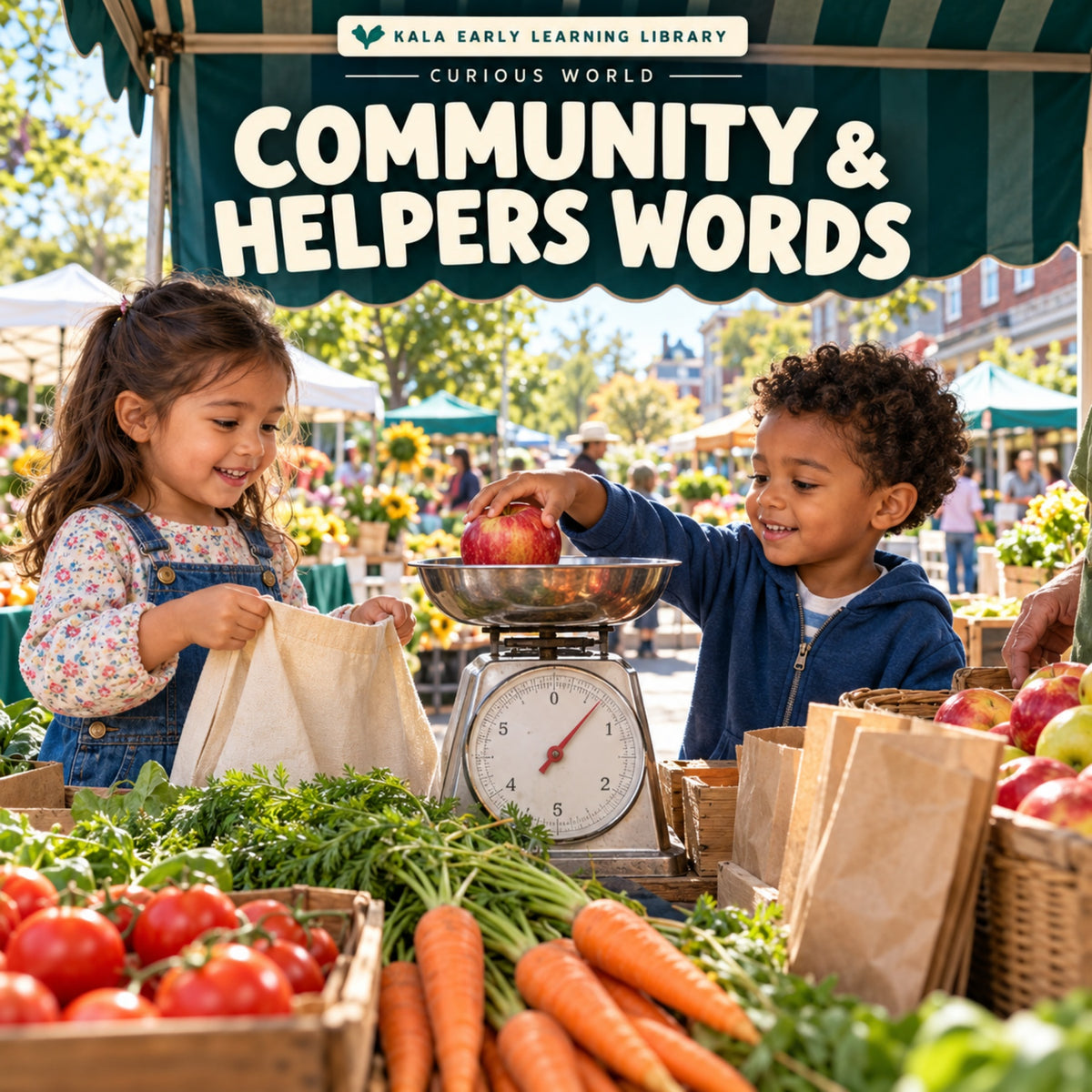 Community and Helpers Words front cover