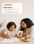 Draw Food | Printable Drawing Book