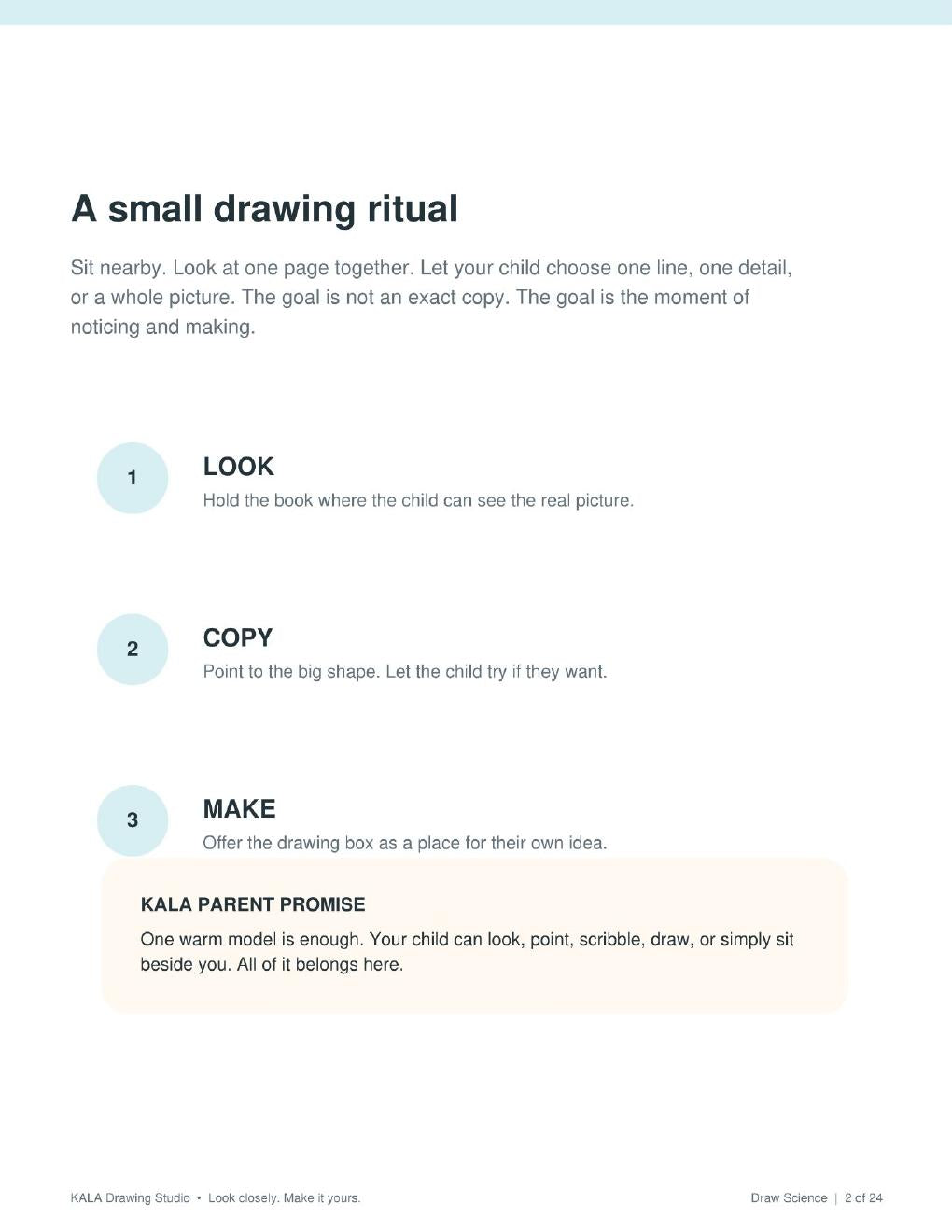 Look Inside Draw Science, Look Copy Make drawing method