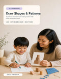 Draw Shapes & Patterns | Printable Drawing Book