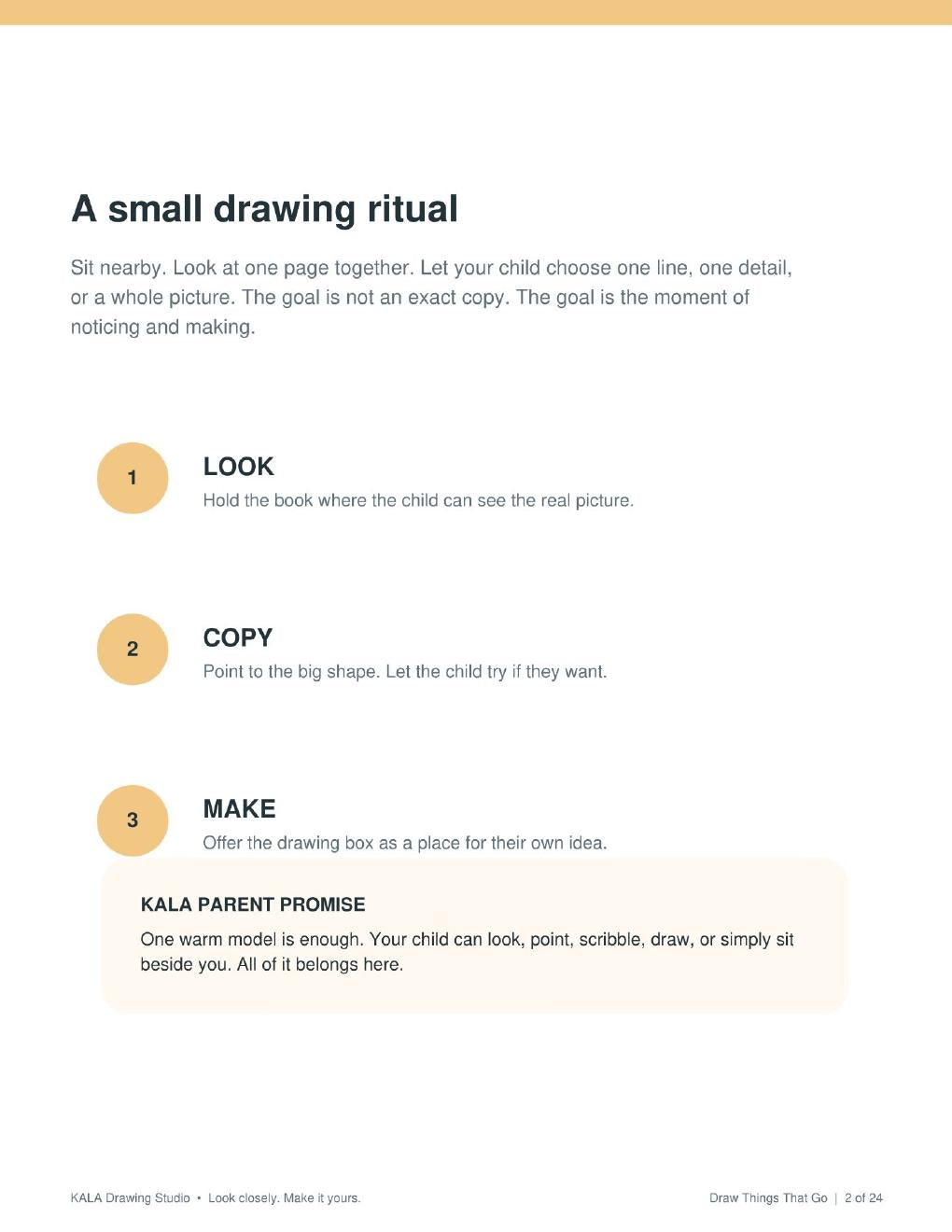 Look Inside Draw Things That Go, Look Copy Make method