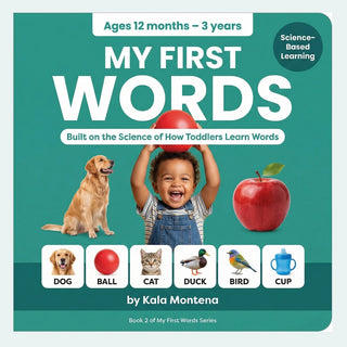 My First Words Series 2 by Kala Montena, green cover