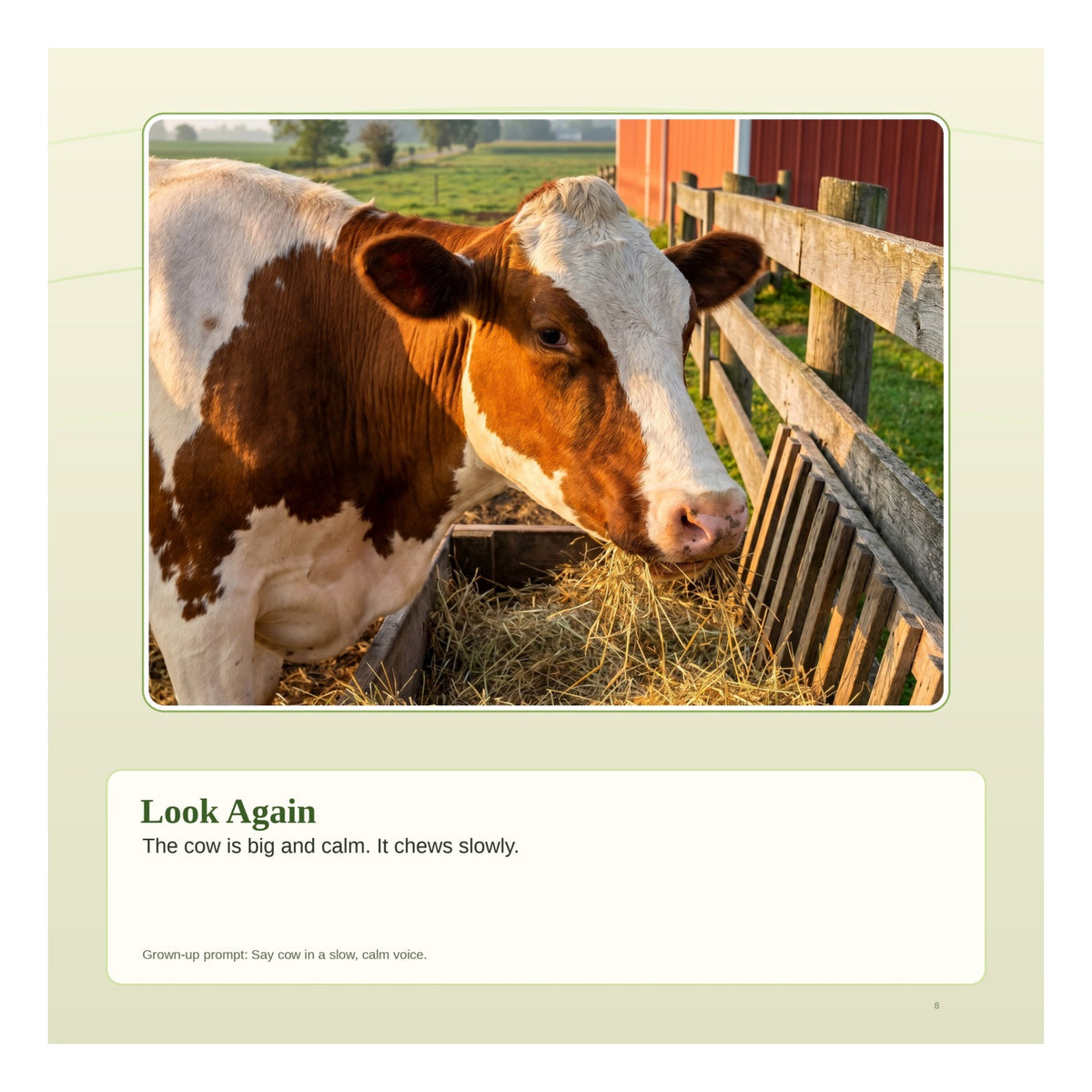 First Words: Farm Animals: look inside page 8