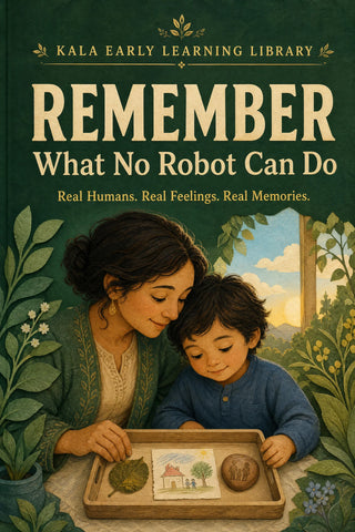 Cover of Remember What No Robot Can Do by Kala Early Learning Library
