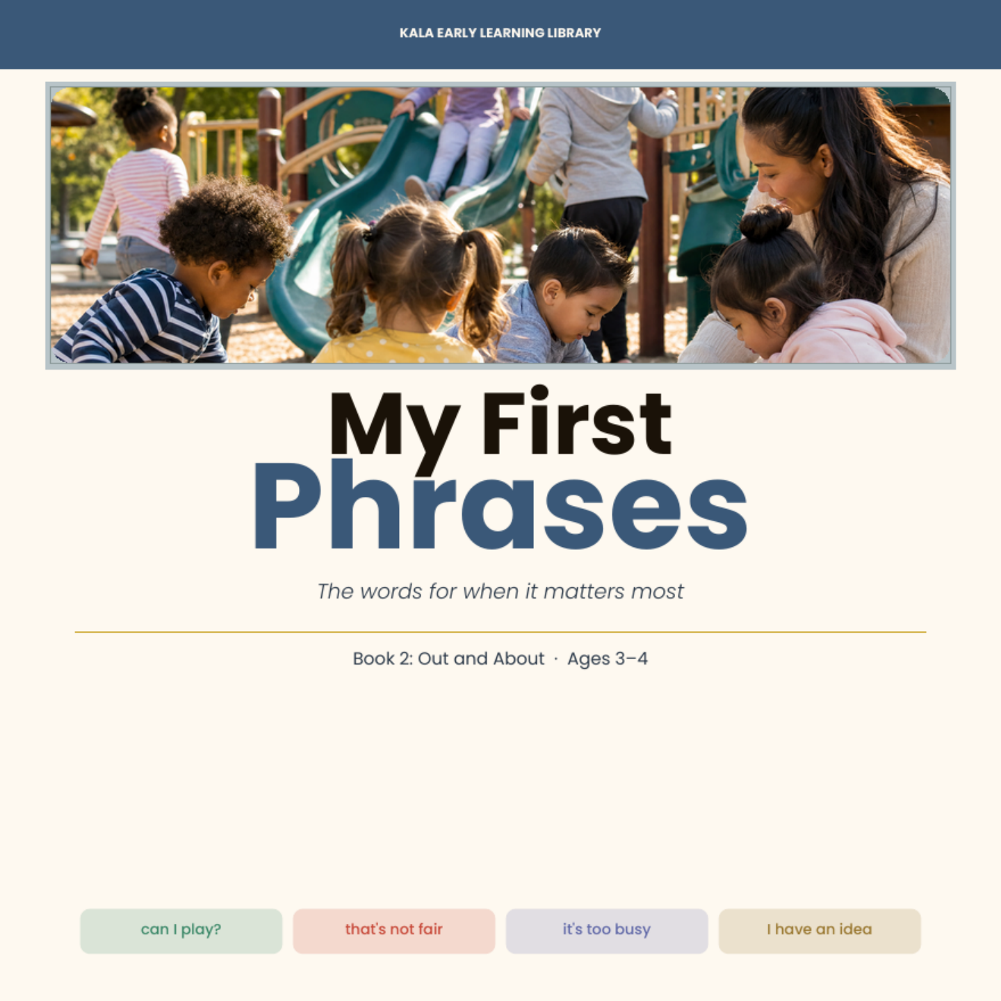 My First Phrases Out and About book cover
