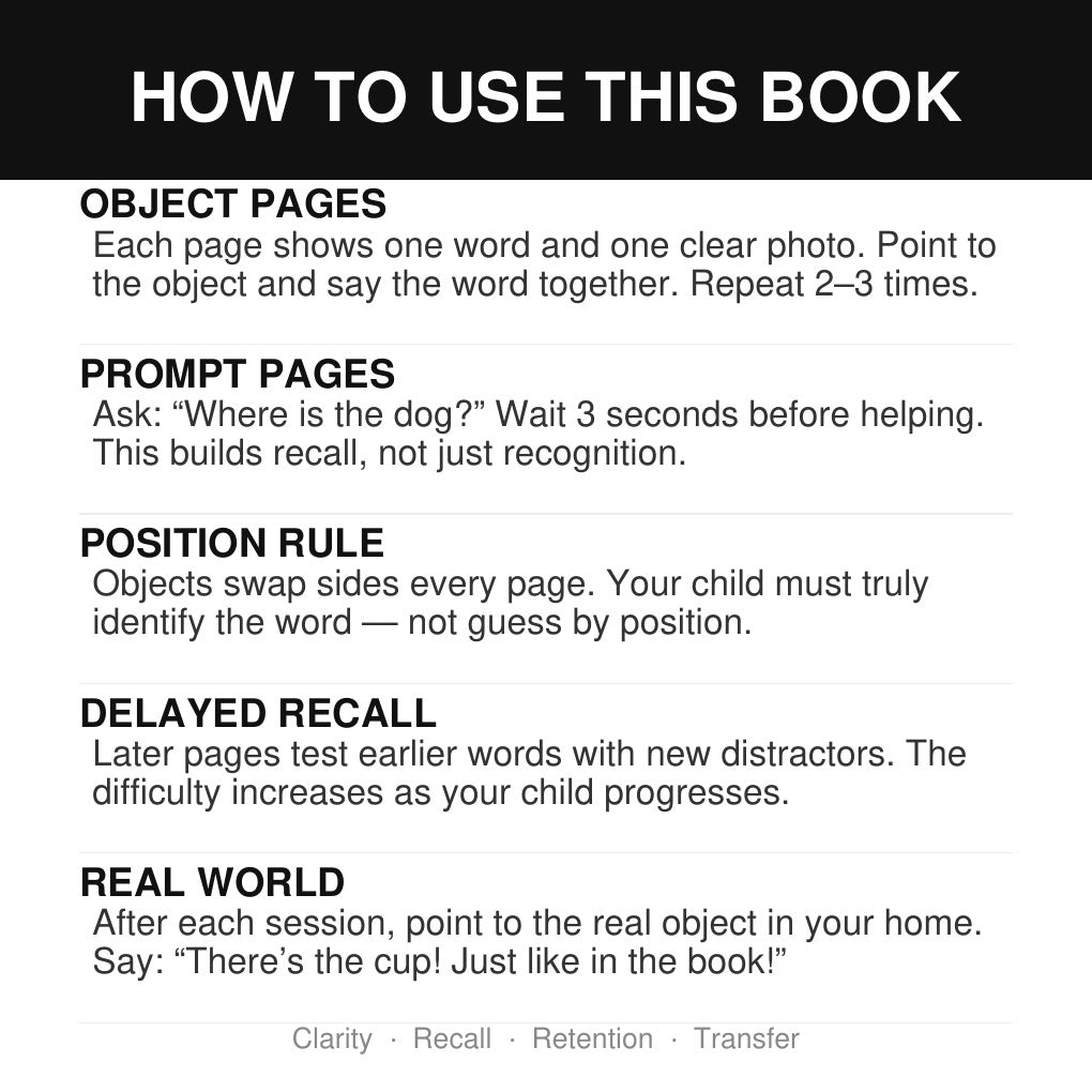 Look inside First Words The Teaching Edition, how to use the bookFirst Words: The Teaching Edition | Babies & Toddlers Ages 0 to 3