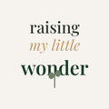 Raising My Little Wonder tote bag