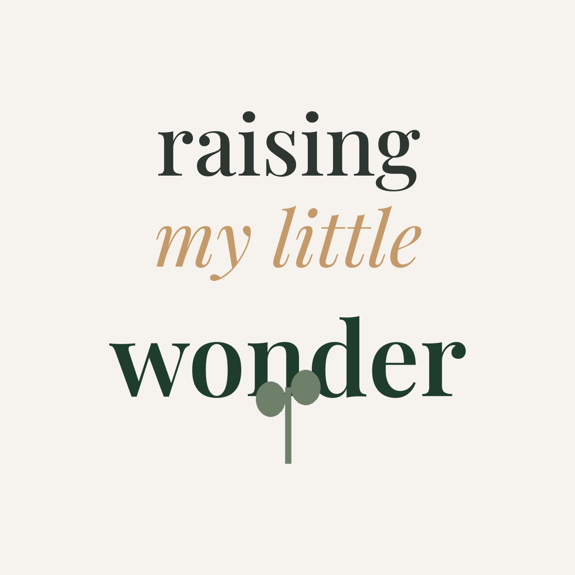 Raising My Little Wonder tote bag