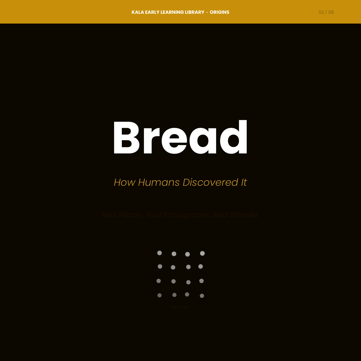 Origins Bread How Humans Discovered It book cover