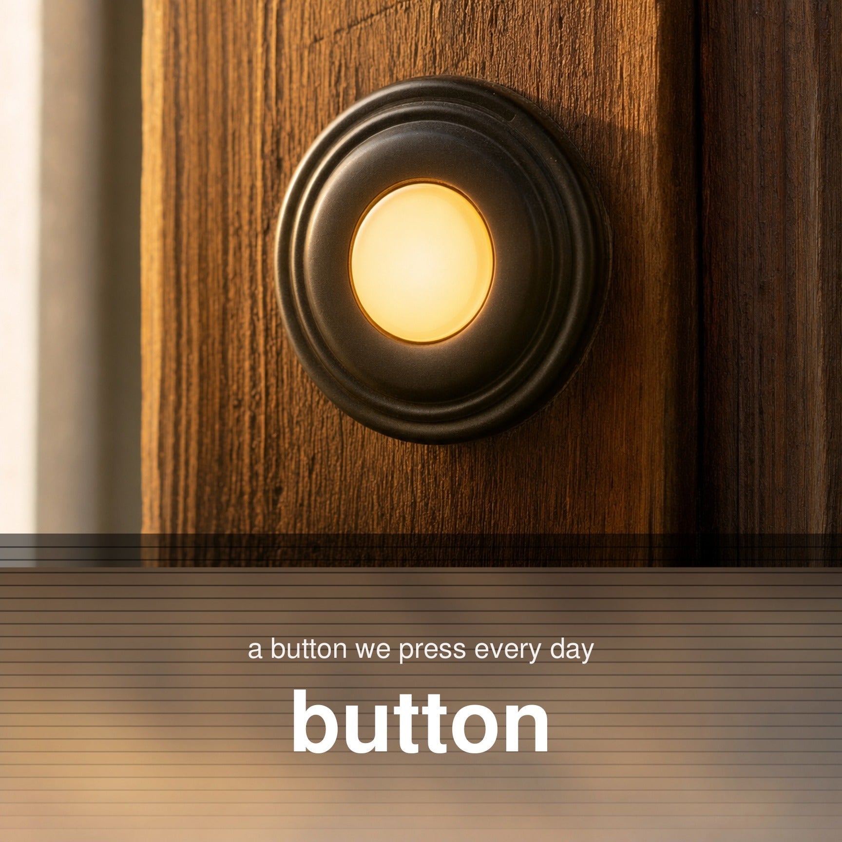 Look inside Technology Words: real photograph vocabulary page for the word button