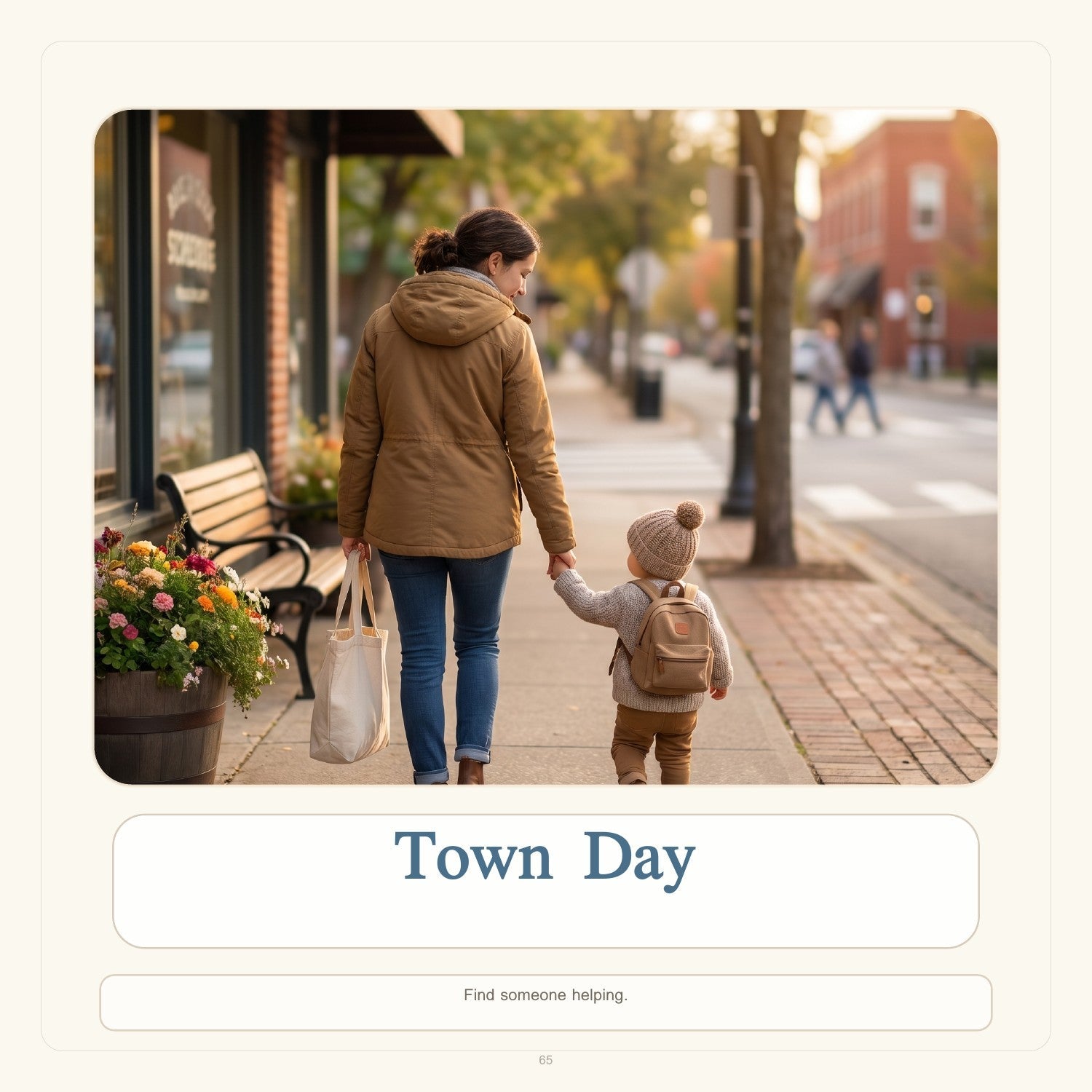 Look inside First Words Town, genuine interior page 65First Words: How Things Work, Town Edition