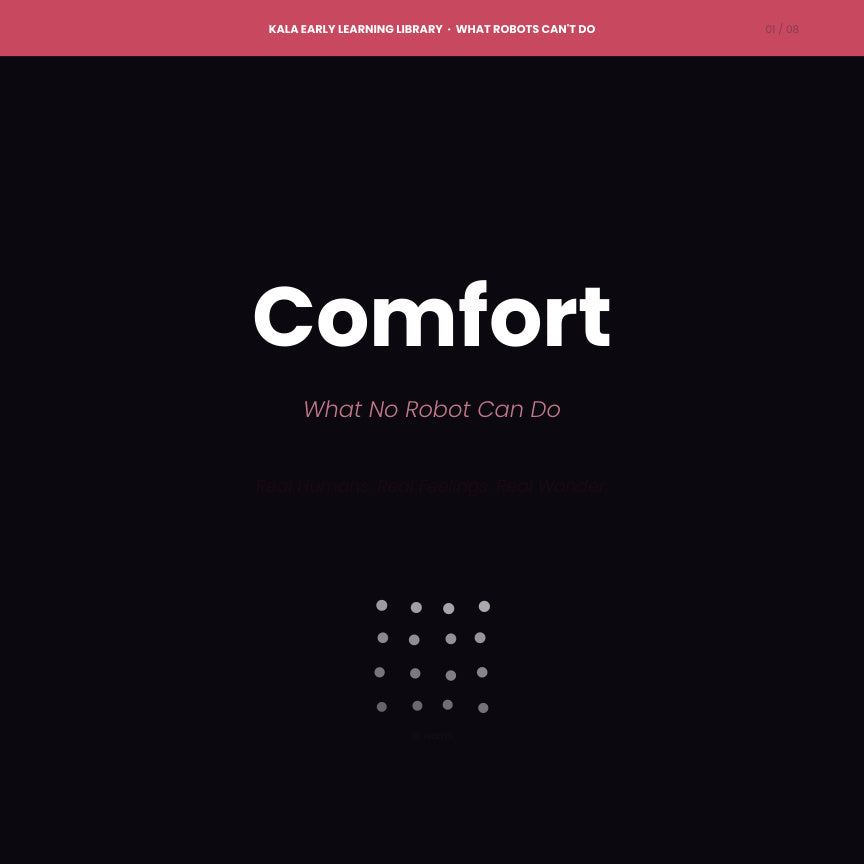 What Robots Can't Do Comfort book cover