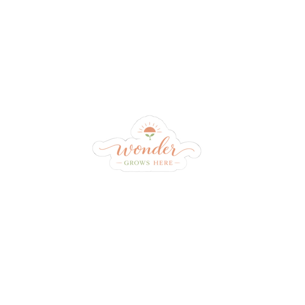 Wonder Grows Here Sticker